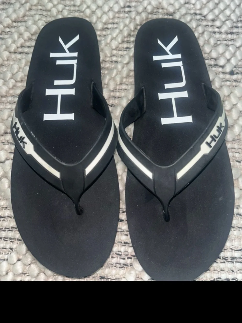 Huk : Men’s Flip Flop Sandals Size 12 Slip-on